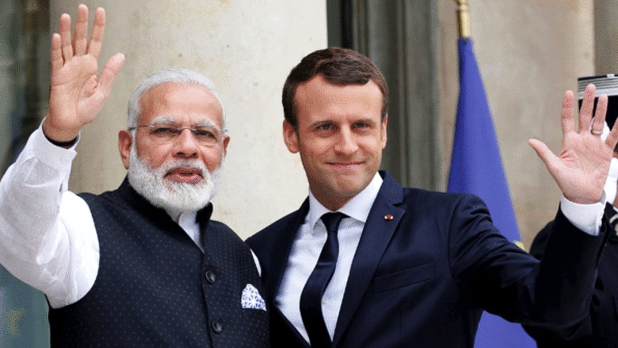 PM Narendra Modi spoke to French President Emmanuel Macron