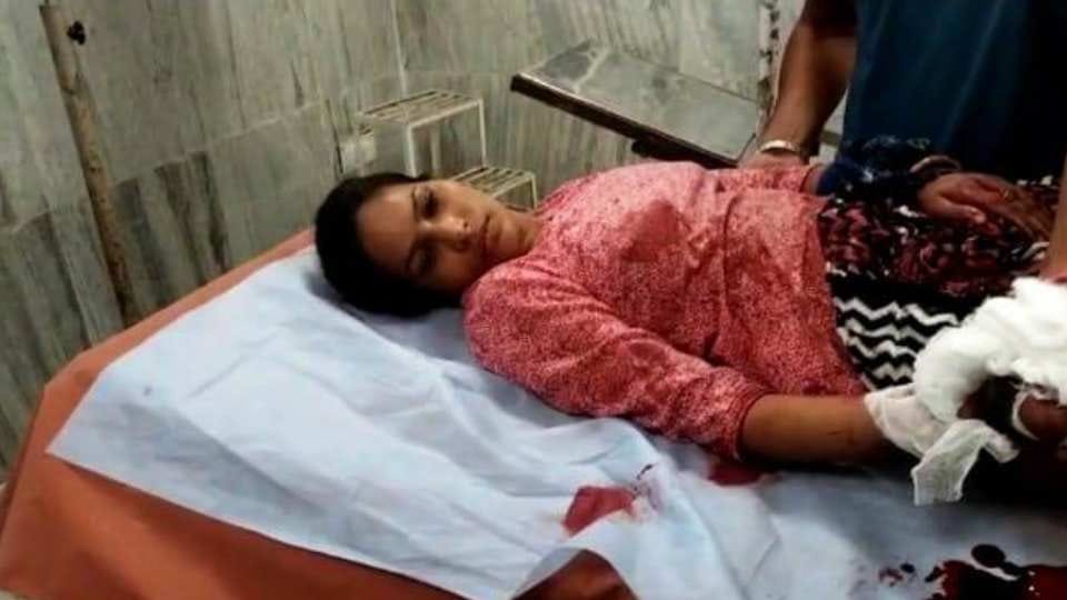 Woman attacked after firing in Batala of Punjab