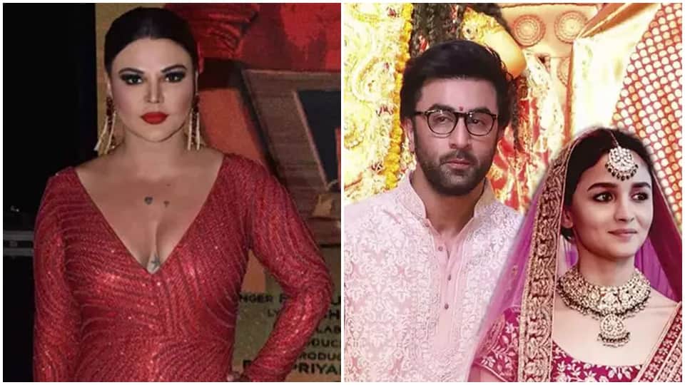 rakhi sawant reacted on alia bhatt and ranbir kapoor wedding