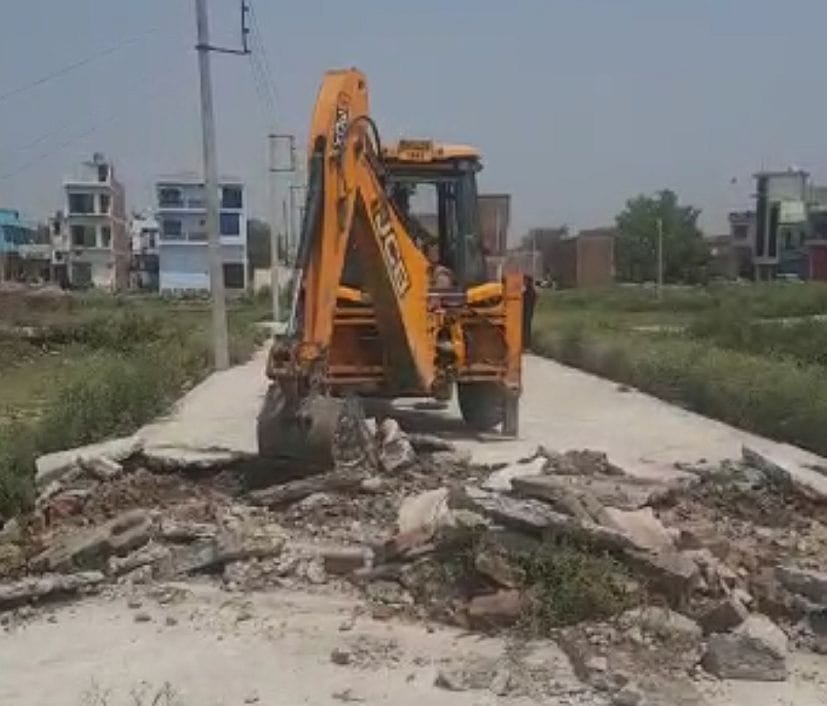 JCB removed colony.