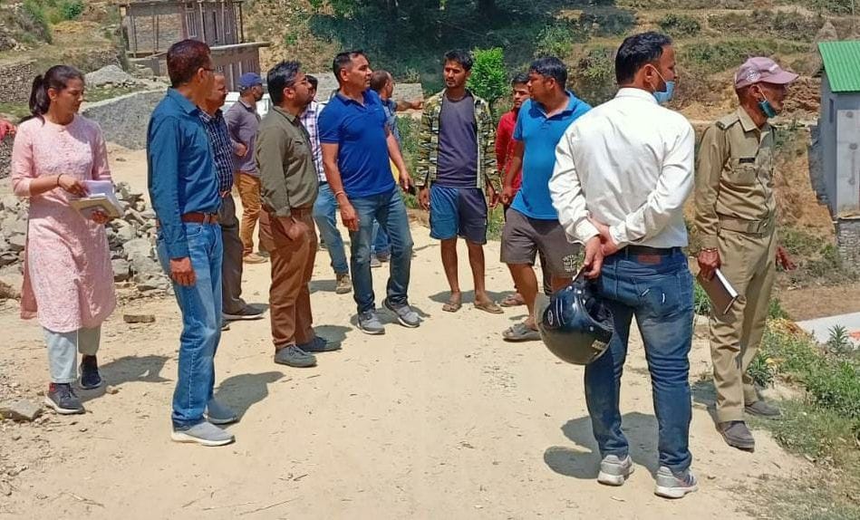 Road Of PMGSY in Trinaili