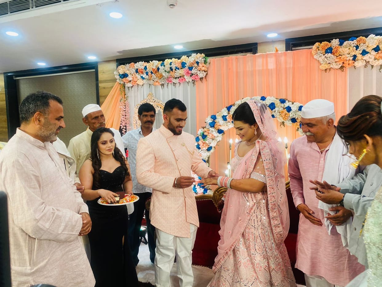 Divya Kakran's engagement with Sachin