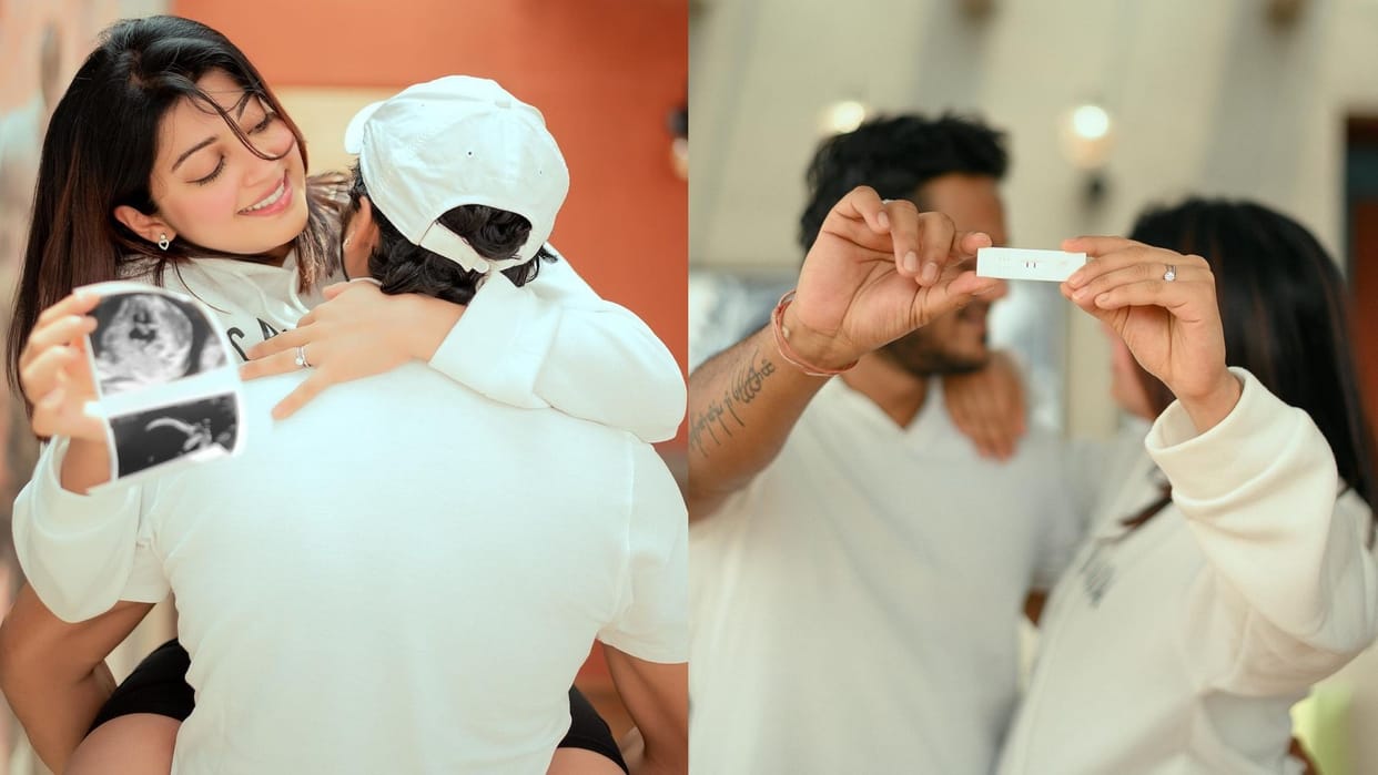 Pranitha Subhash Pregnent hungama 2 actress pranitha subhash announces her pregnancy for first child shares adorable photos with husband