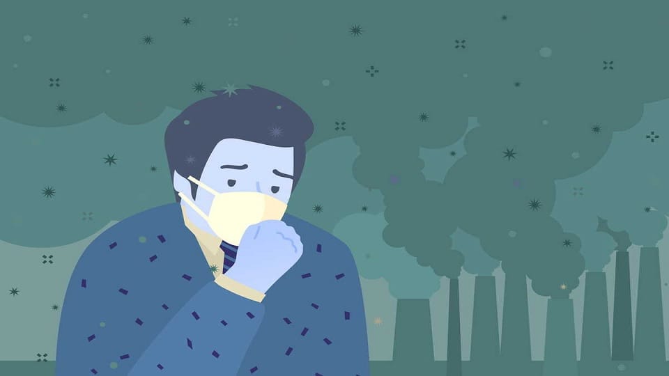 air pollution reduces life expectancy, risk of chronic and life threatening disease