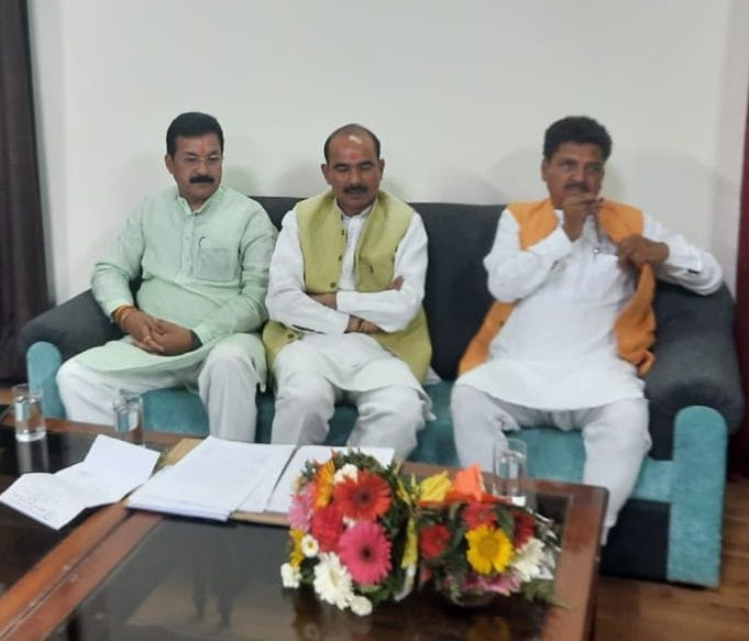 Meeting by MP Ajay Tamta