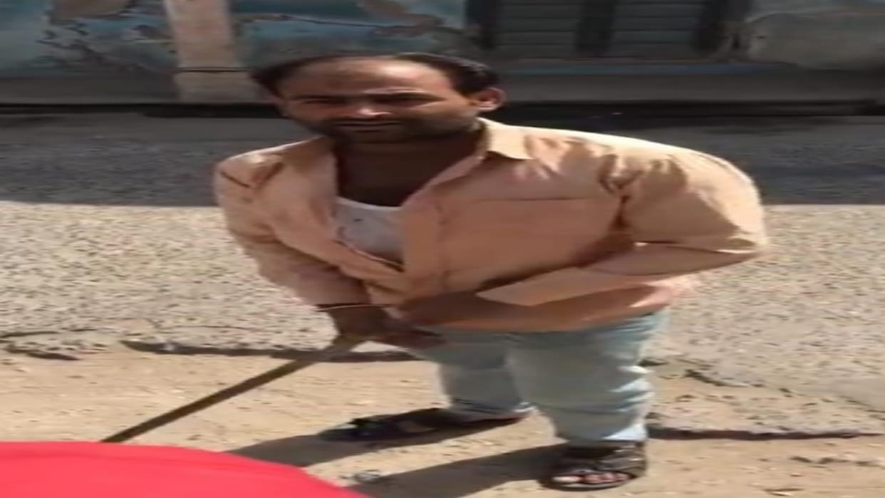 attacked on shop owner with an iron pipe in Churu