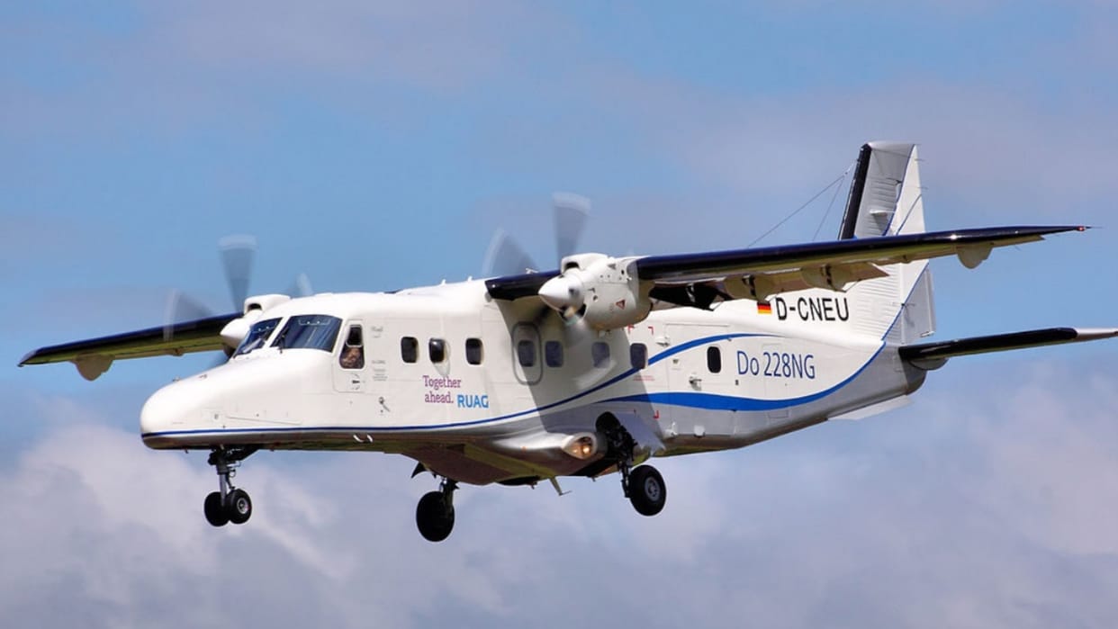 First commercial flight of made in India Dornier plane on Dibrugarh-Pasighat route on Tuesday says Aviation ministry
