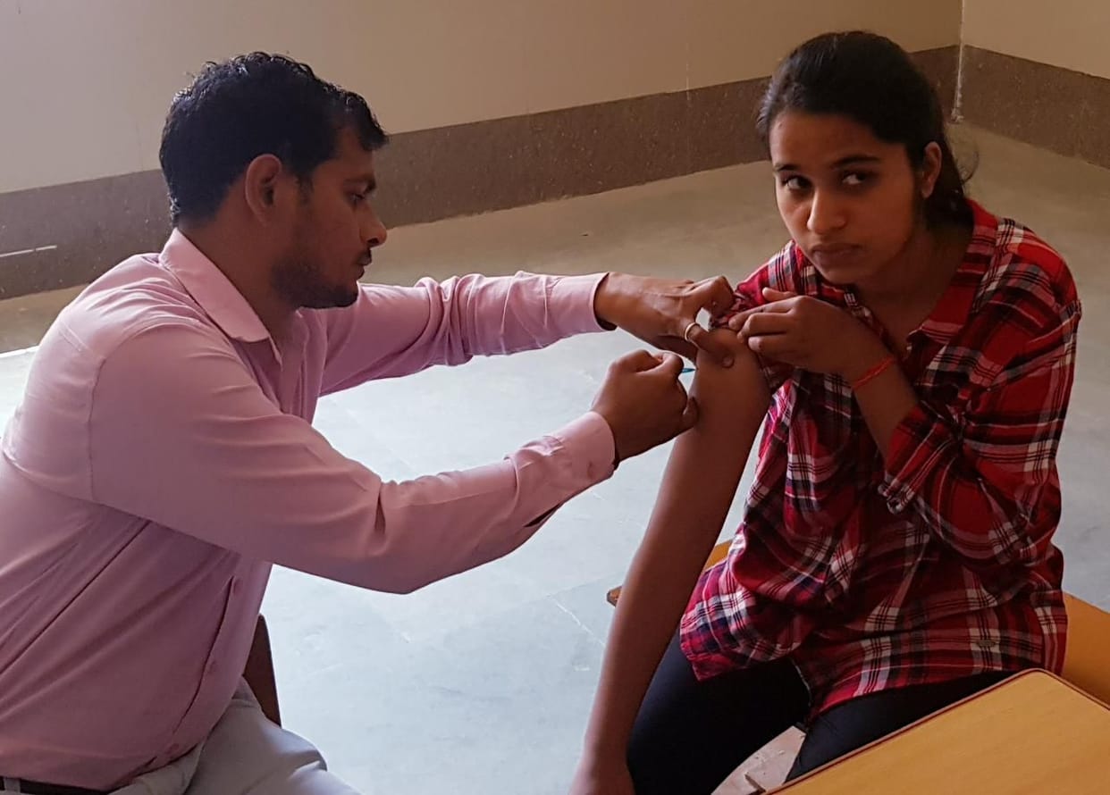 1,11,116 teenagers were vaccinated and protected