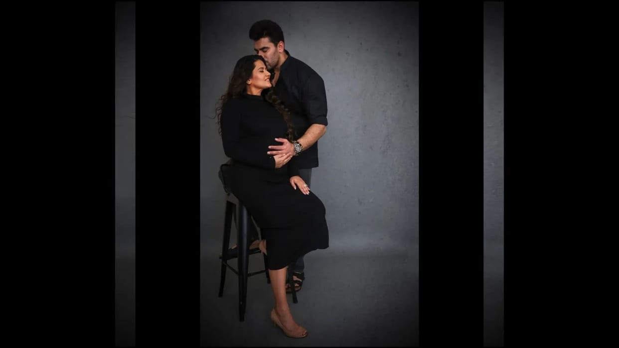 kasam tere pyaar ki actress kratika sengar shares maternity photoshoot with husband nikitin dheer says happiness is on the way