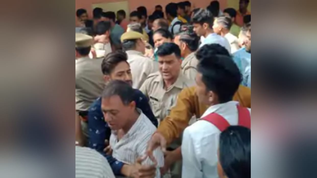 Attempt to disturb communal harmony: Youth broke the statue after entering a religious place in Muzaffarnagar