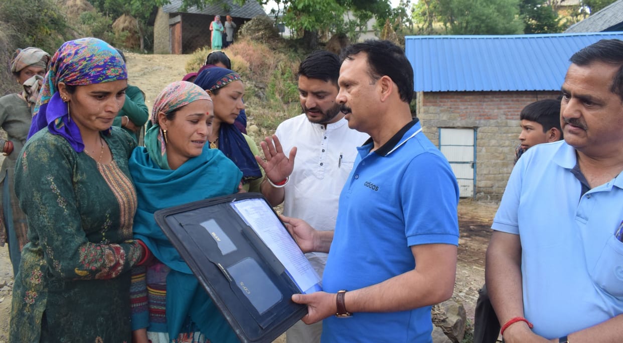 Managing Director handed over the appointment letter to the wife of the driver