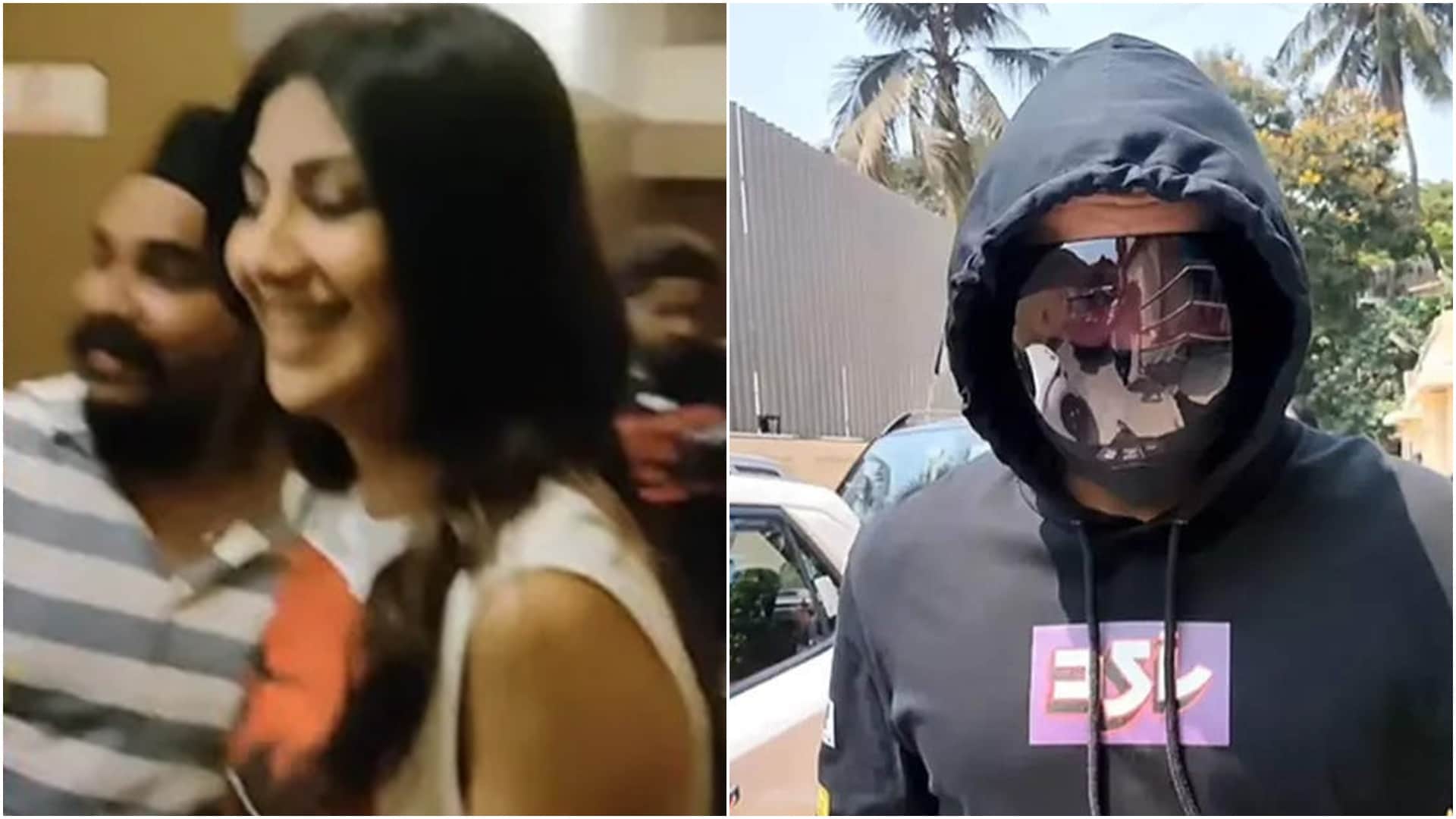 Social media: Raj Kundra was again seen hiding his face with a black mask fans told him Indian Kanye West