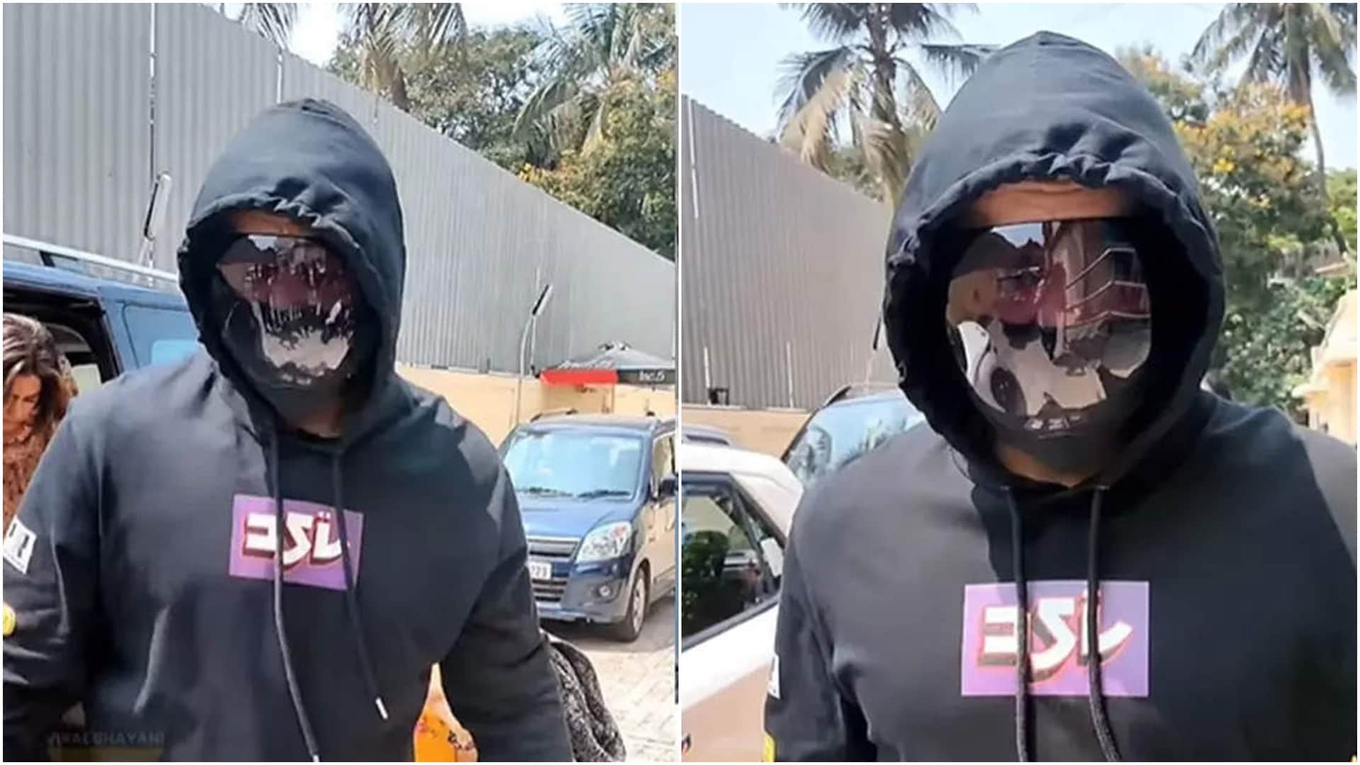 Social media: Raj Kundra was again seen hiding his face with a black mask fans told him Indian Kanye West