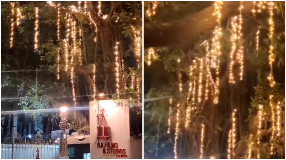 ranbir kapoor alia bhatt wedding preprations rk studio being decorated with krishna raj bungalow