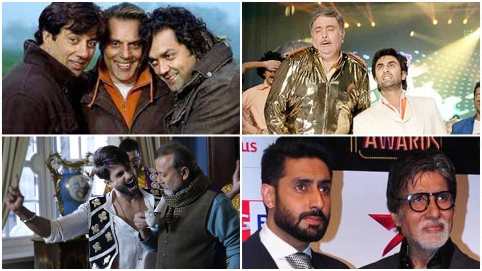  father son duos of bollywood who joined hands from real to reel