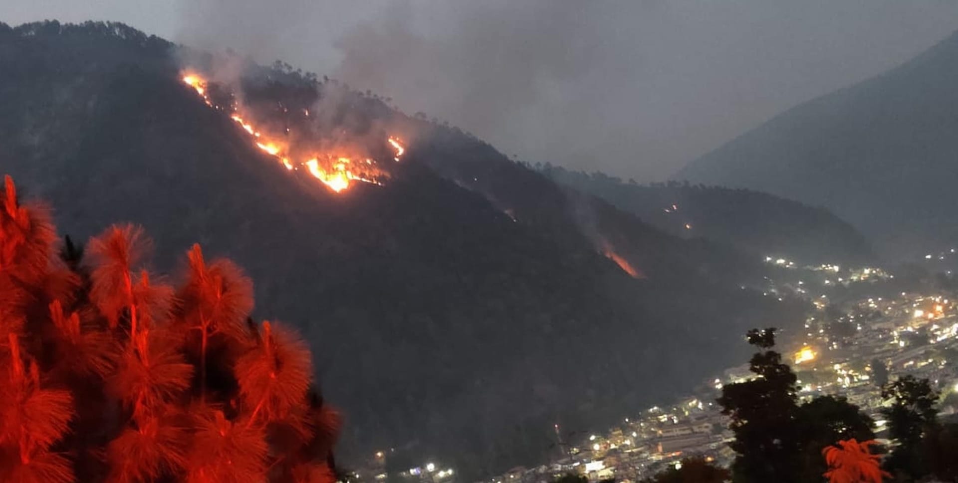 Forest fire on Varunavat mountain became uncontrollable, forest workers scorched, forests burning at 88 places, See photos