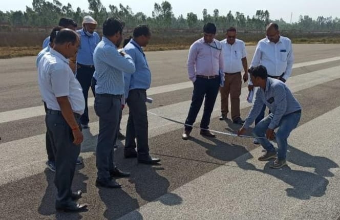 Airport: DGCA team gave instructions for filling near the runway