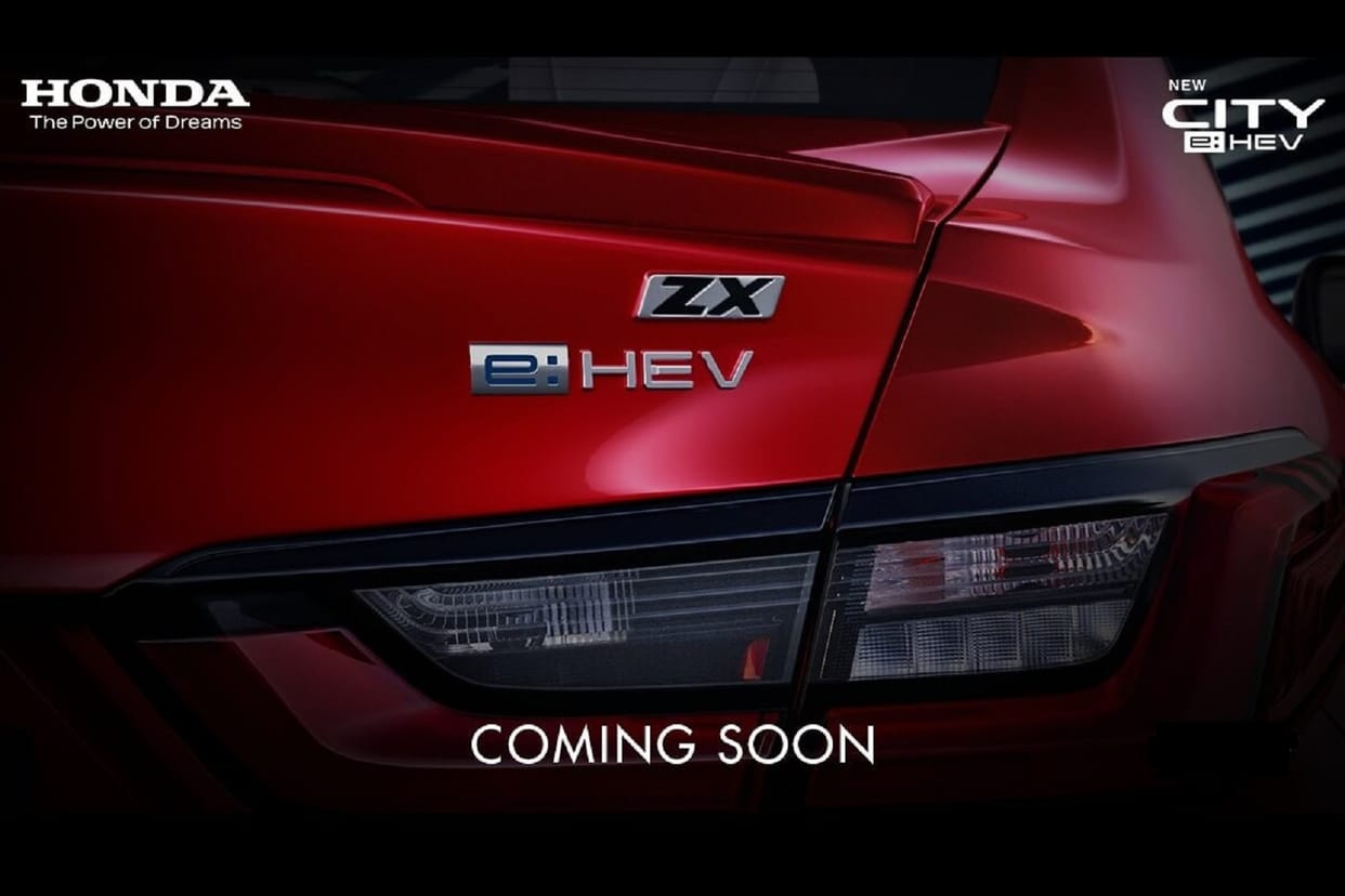 Honda City Hybrid 2022 Model Honda City Hybrid ZX Variant Teaser Honda City Hybrid 2022 Mileage Features Specifications