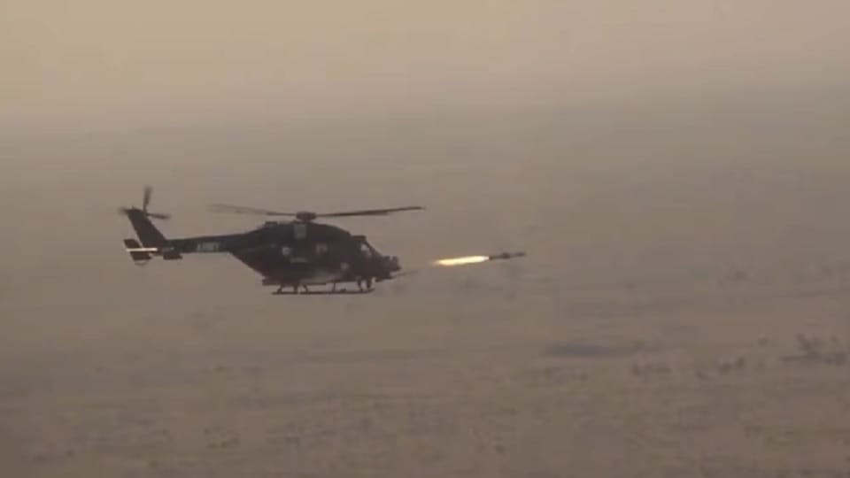 India carries out successful test firing of HELINA anti-tank missile in Ladakh