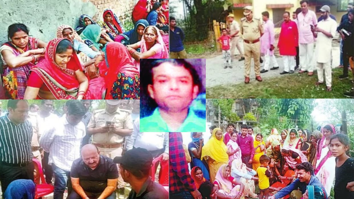 lineman suicide in lakhimpur kheri Wife says junior engineer abused Gokul One lakh rupees and unreasonable demand