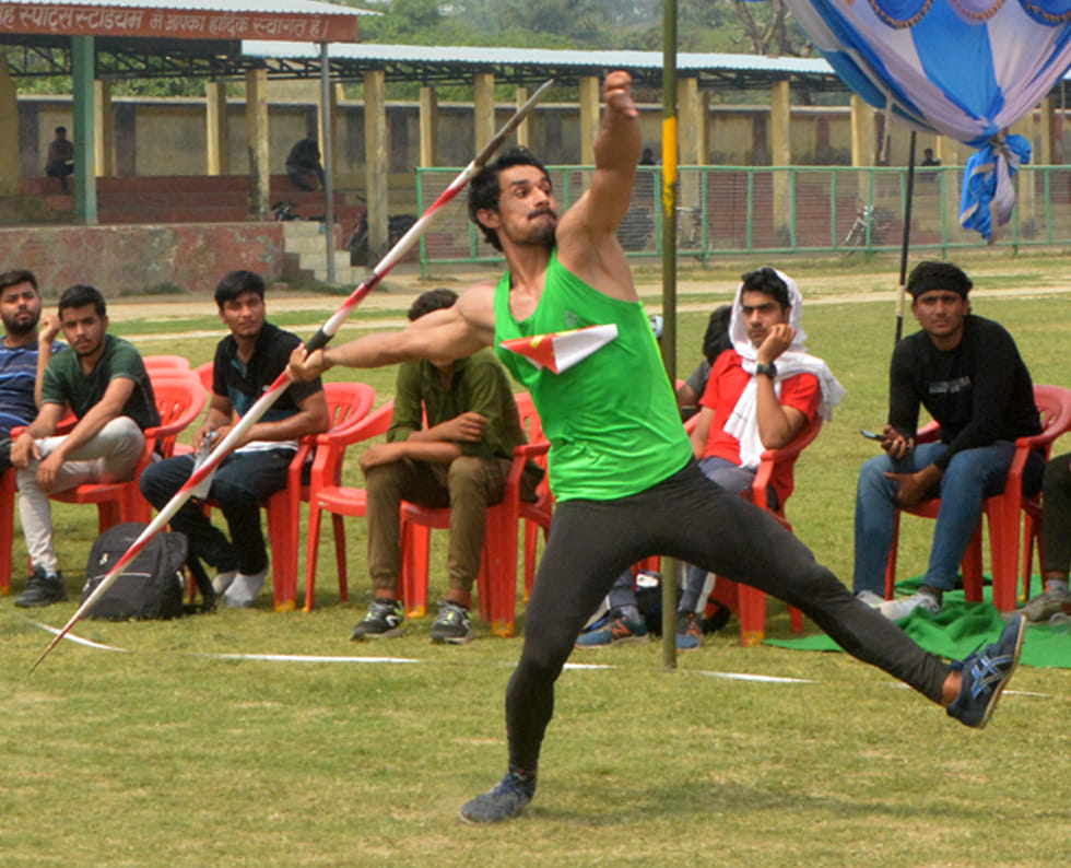 Abhishek and Uma champion in javelin throw