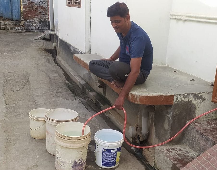 Tubewell damaged, water crisis in six localities for two days