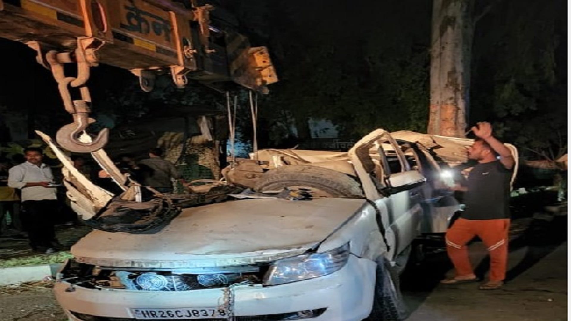 Accident in Muzaffarnagar: four friend have died in car accident during go to Haridwar from Gurugram