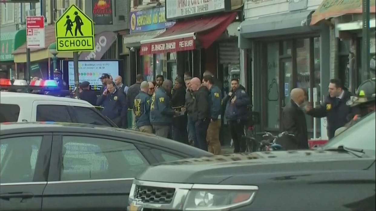 Multiple people were shot at a subway station in Brooklyn, New York