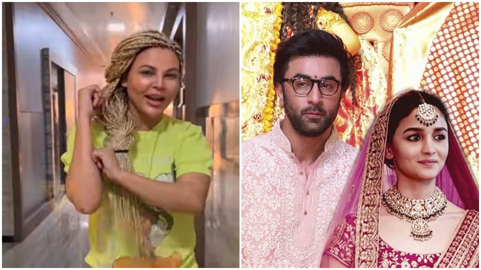 Rakhi Sawant sang Mehndi Laga Ke Rakhna for Ranbir Alia wedding