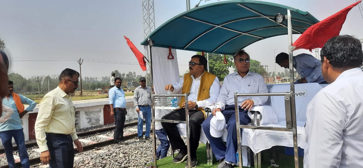 Speed ??trial at the speed of 141 on Sitapur branch line