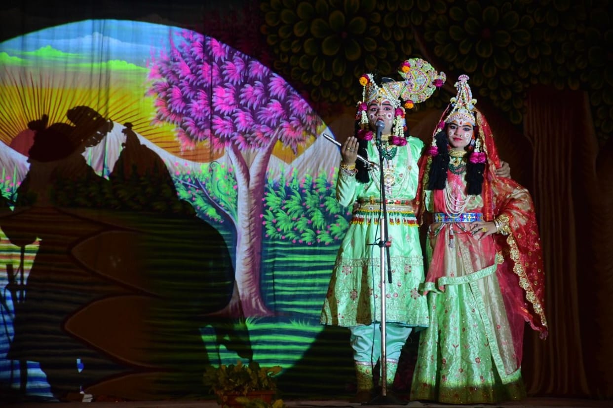 Stealing Shyam's flute was staged in Rasleela