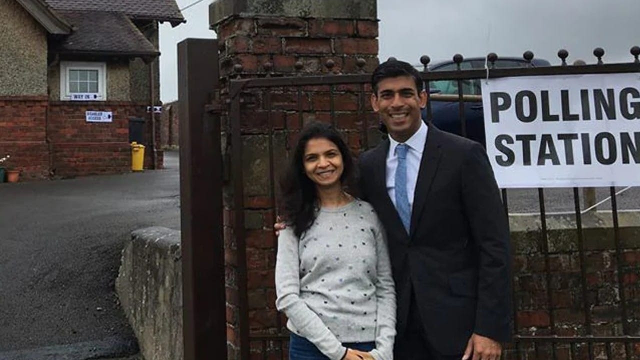 Wife Akshata Murty says  Rishi Sunak is the better cook