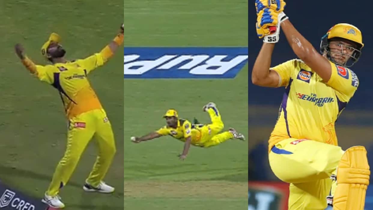IPL 2022 CSK vs RCB Match 22 Highlights Hindi Shivam Dube and robin uthappa record partnership, jadeja and Theekshana spin attack and rayudu one handed catch