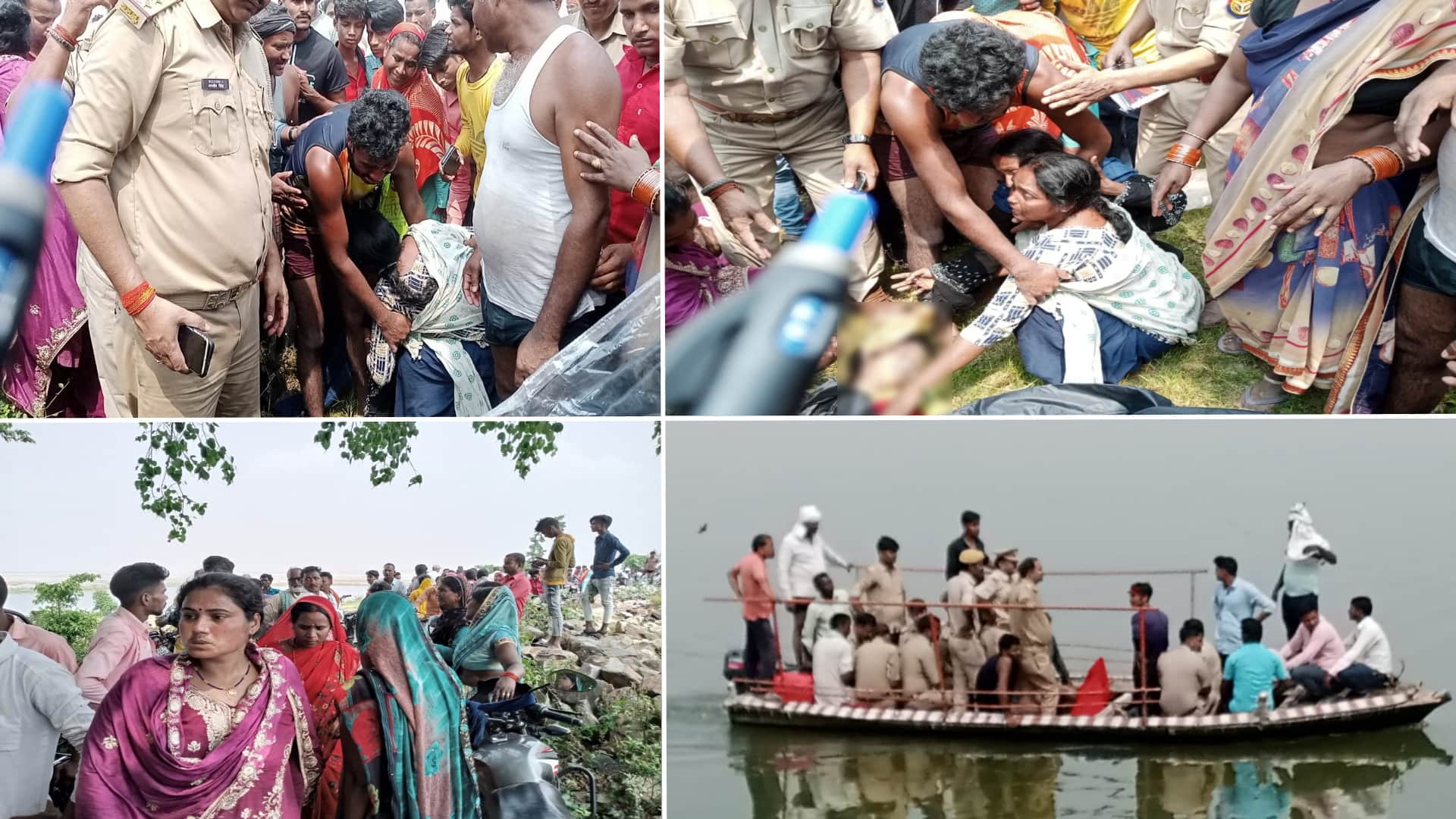 Boat capsizes in Gandak river at Kushinagar