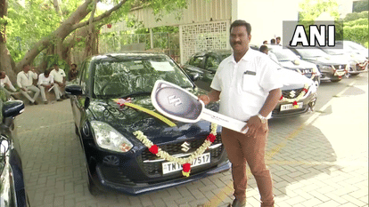 IT firm Ideas2IT gifts Maruti Suzuki cars to Employees kissflow gifts BMW Car