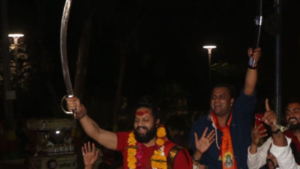 Indore: Kalicharan Maharaj said - there is a need for a fanatical Hinduist government in every province, the one who talks about Hindu interests should rule the nation...