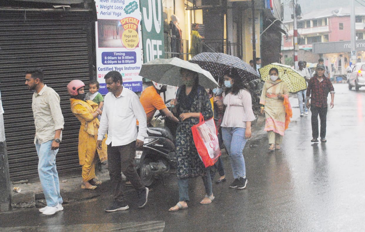 Rain in Mandi and Chauhar Ghati, weather cold, crop got lifesaving