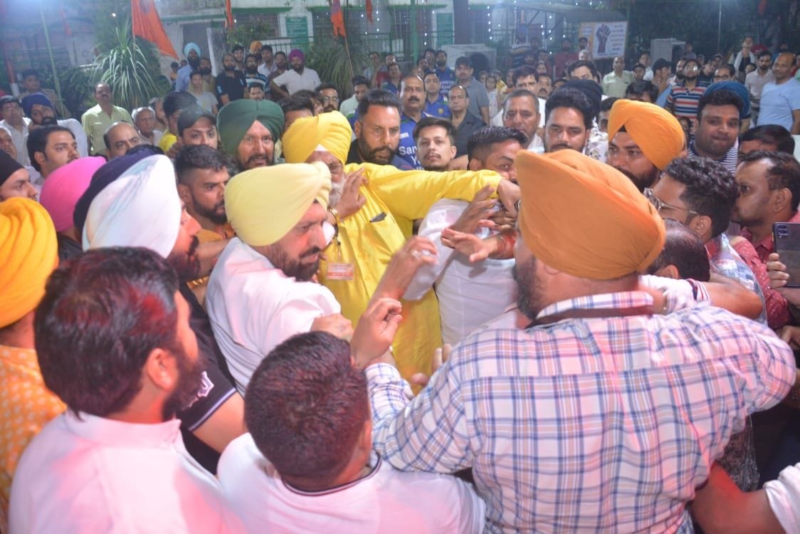 Fight between two sides of Punjabi society in Baisakhi festival
