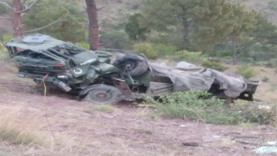 Military vehicle fell into a ditch on Indo-Pak Line of Control, JCO killed