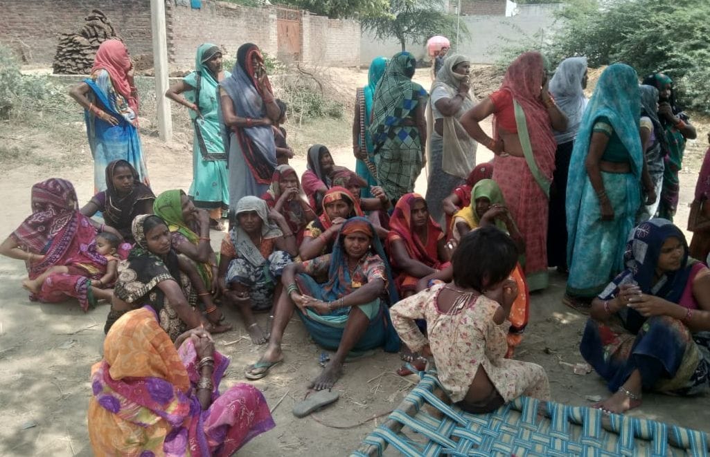The drunkard cut his son with a shovel, also attacked his wife.