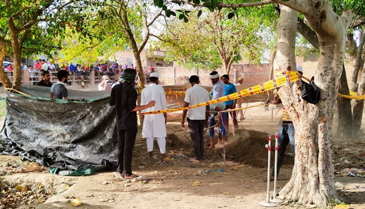 Woman's body removed from the grave on the orders of DM