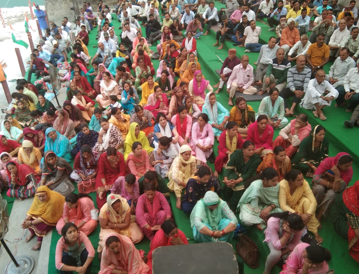 Congress blew the bugle of jan satyagraha in Dharampur