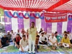 पत्रकारों की रिहाई की मांग को लेकर कलेक्ट्रेट परिसर में संयुक्त पत्रकार संघर्ष मोर्चा के तत्वाव
