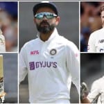 विराट कोहली, स्टीव स्मिथ, बाबर आजम, जो रूट और केन विलियमसन