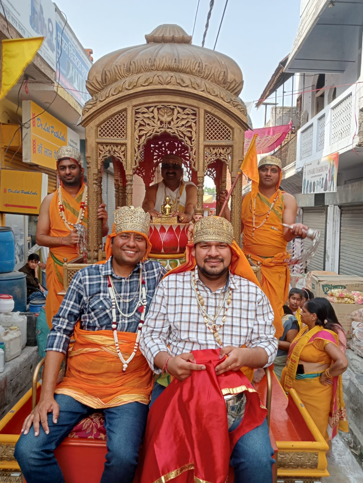 Rath Yatras were taken out on the birth anniversary of Lord Mahavir