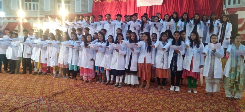 White Coat Ceremony in Almora Medical College