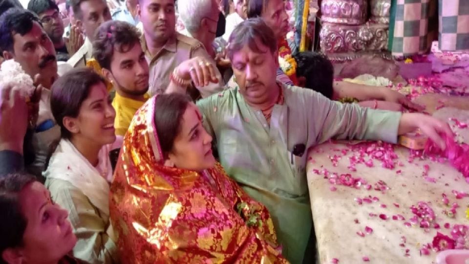 Aparna Yadav visited Thakur Banke Bihari and Nidhivan