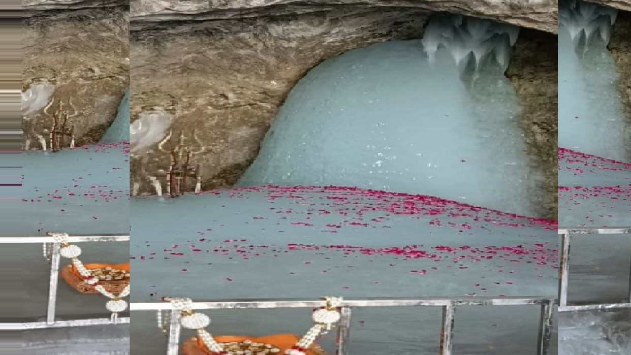 Amarnath Yatra 2022: First picture of Baba Barfani