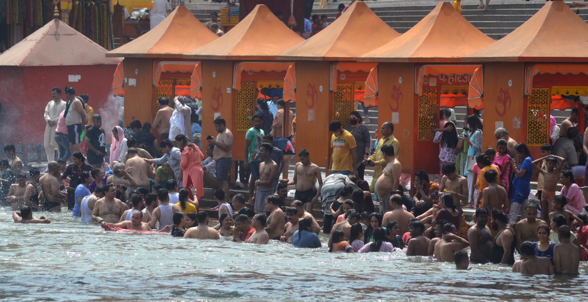 Baisakhi Snan 2022 today, devotees gathered in Haridwar Dharmanagari, See photos