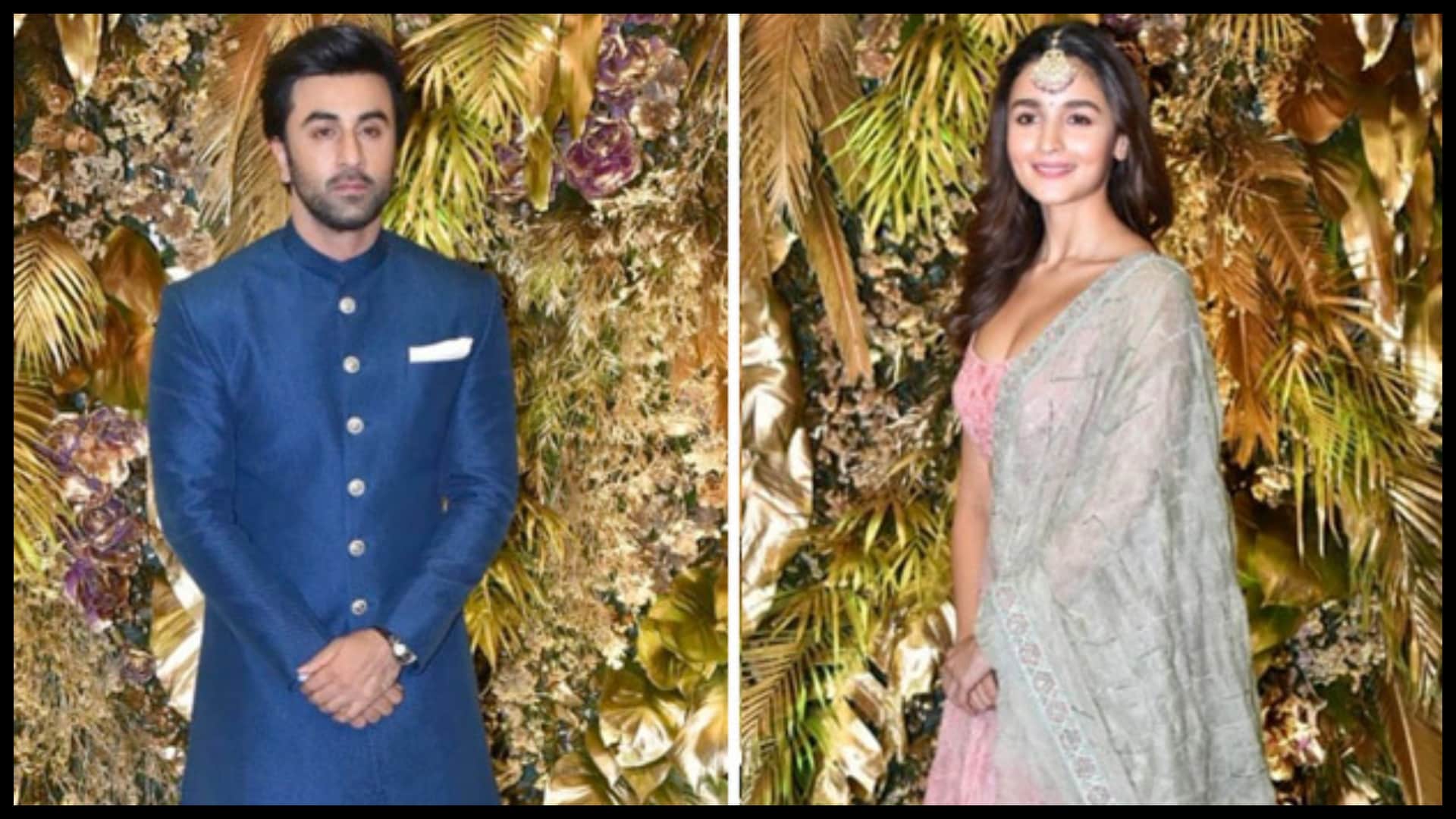 alia bhatt ranbir kapoor before wedding look in kareena kapoor cousin armaan jain wedding reception
